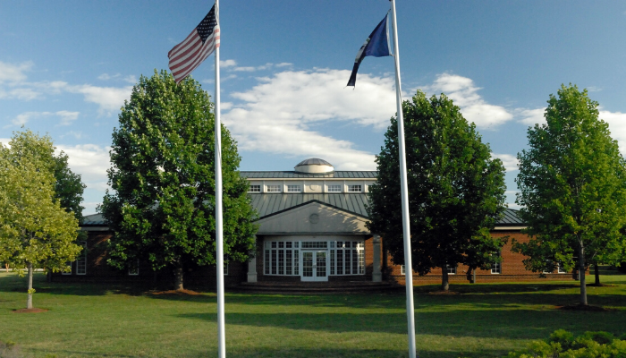 Image of Forest Library entrance